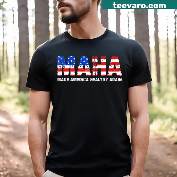 Patriotic Fourth of July T-shirt with health message