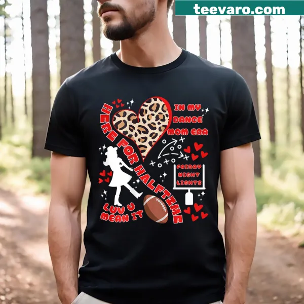 Playful typography celebrating dance moms on a casual t-shirt