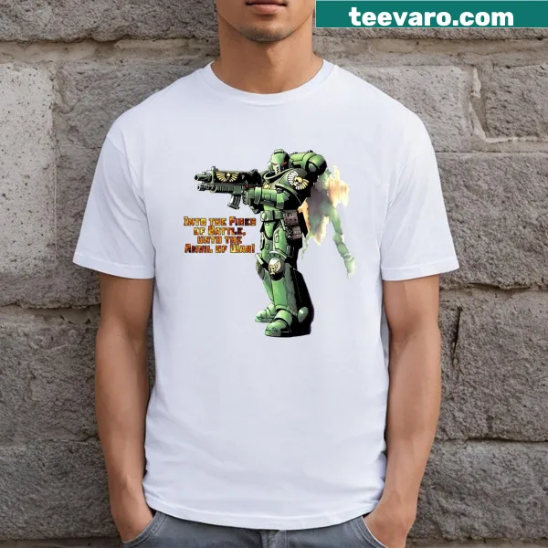 Fantasy-themed T-shirt featuring an anvil design