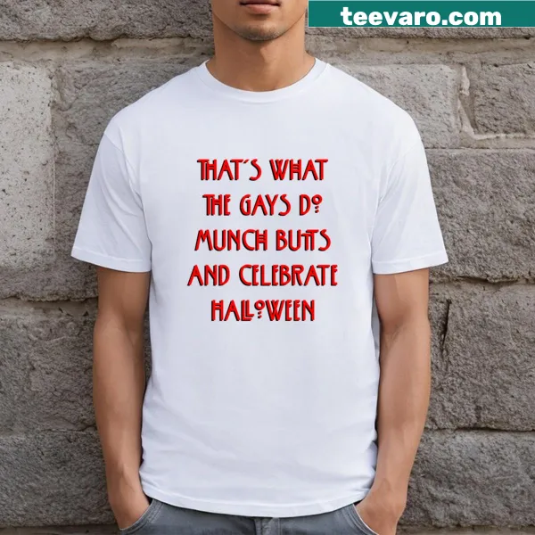 Funny Halloween tee with a playful phrase for LGBTQ+
