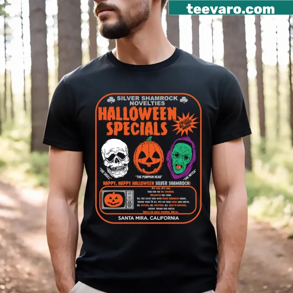 Retro Halloween t-shirt with witch-themed graphics
