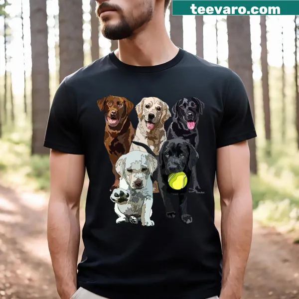 Funny Labrador dog-themed t-shirt for dog lovers