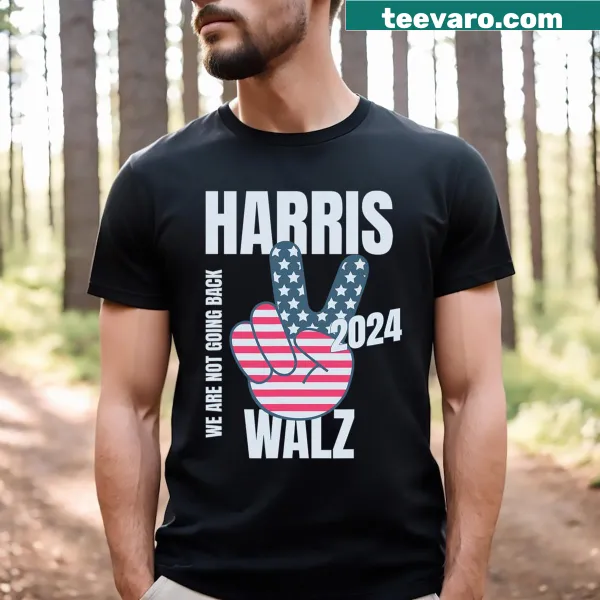 Kamala Harris Tim Walz vote election graphic T-shirt