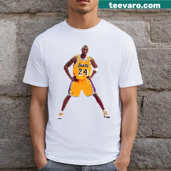 Tribute T-shirt featuring Kobe Bryant's name and graphic