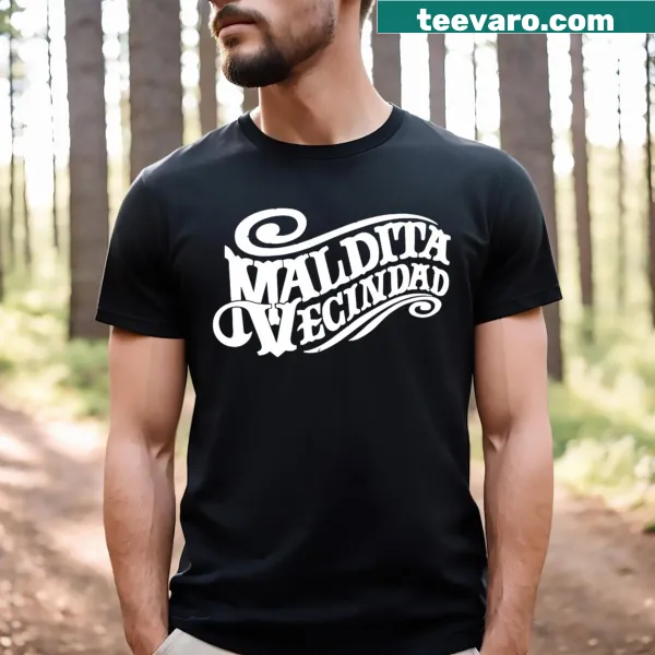 Vintage-inspired t-shirt featuring Maldita Vecindad Band graphic
