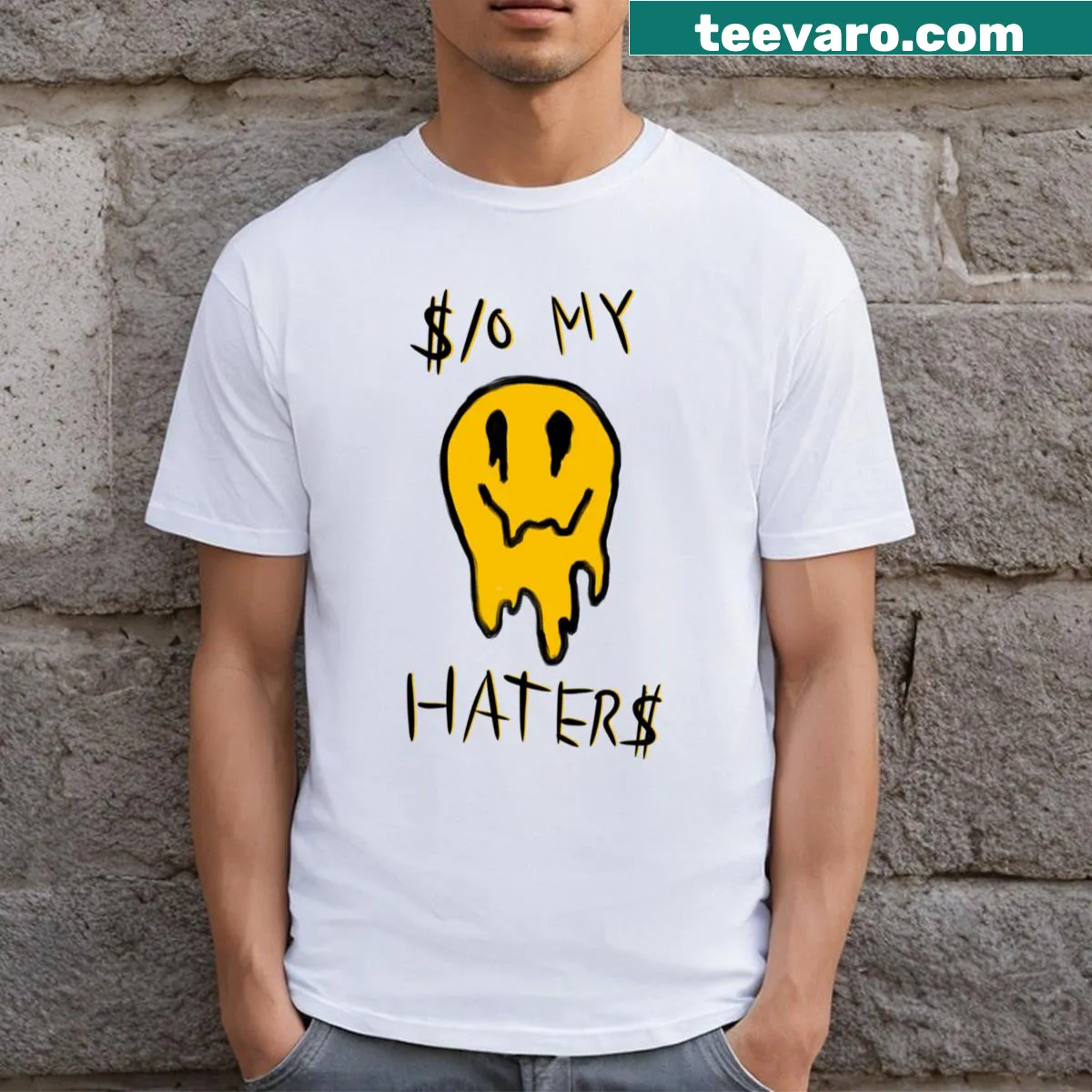 T-shirt with the bold phrase 'O My Hater' for a fun and edgy expression — on a men's t-shirt