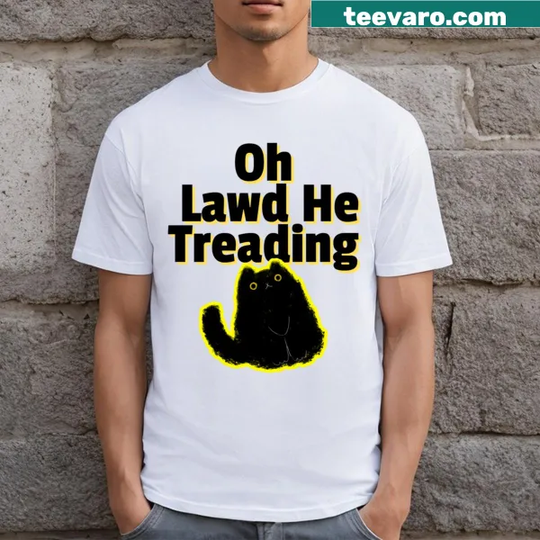 Kawaii cat graphic with humorous design for cat lovers