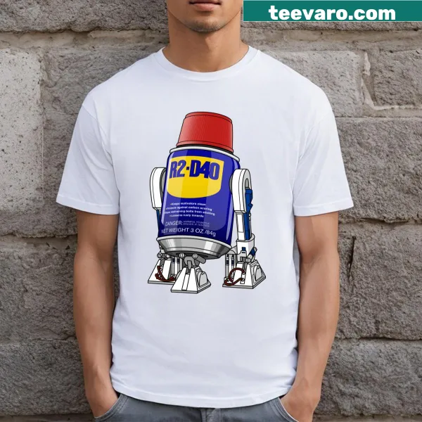 Minimalist silhouette of a sci-fi droid, stylish T-shirt design