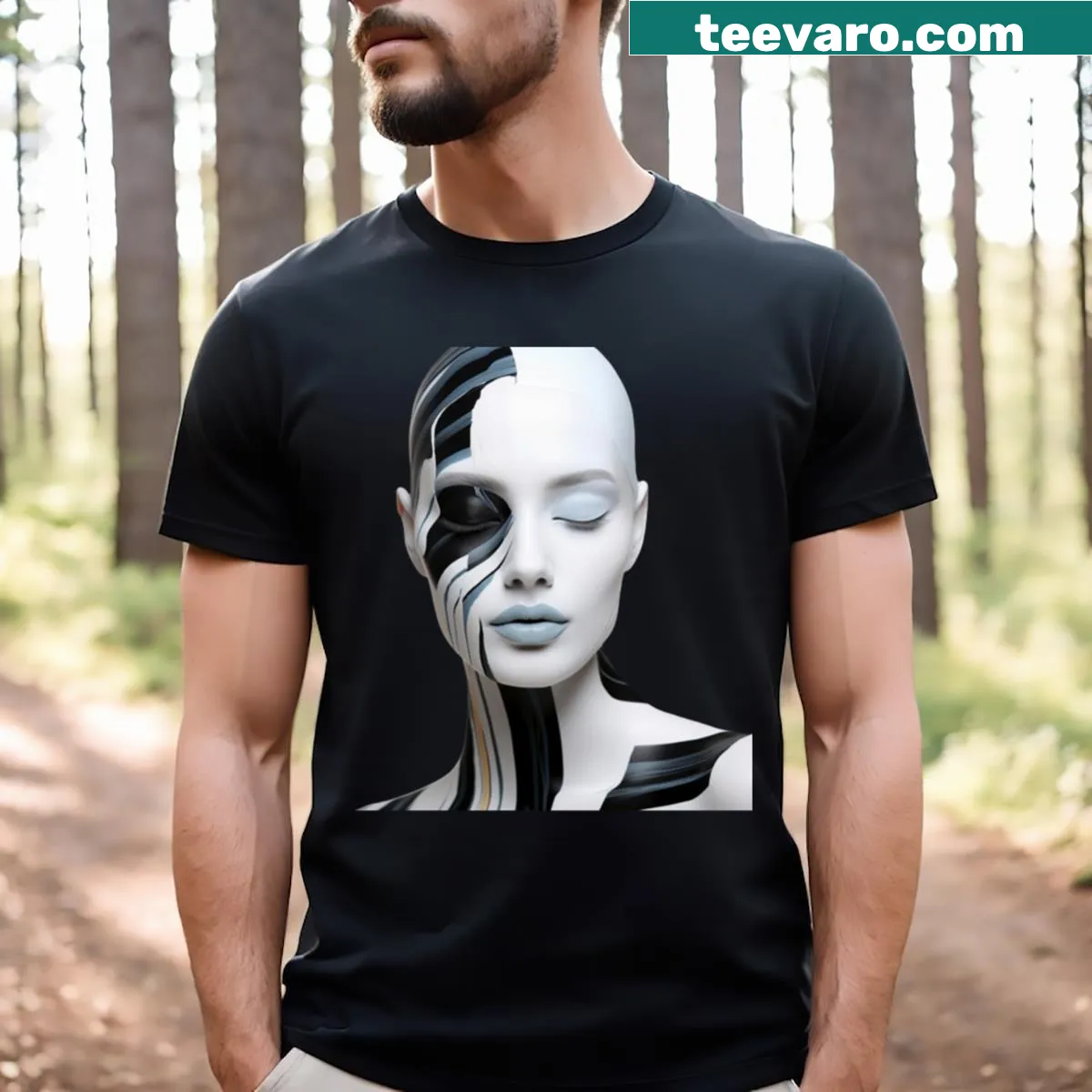 Inspirational typography celebrating Taylor Swift on a stylish T-shirt. — on a men's t-shirt