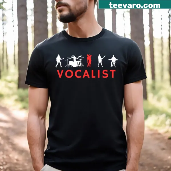 T-shirt for worship vocalists with faith-themed design