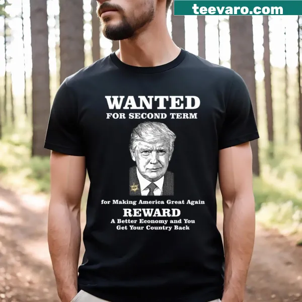 Political Trump Mug Shot t-shirt with bold text