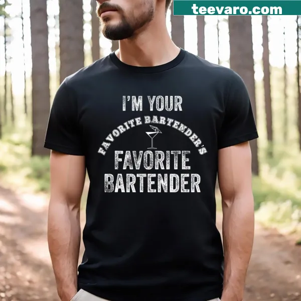 Funny t-shirt for bartenders and mixologists