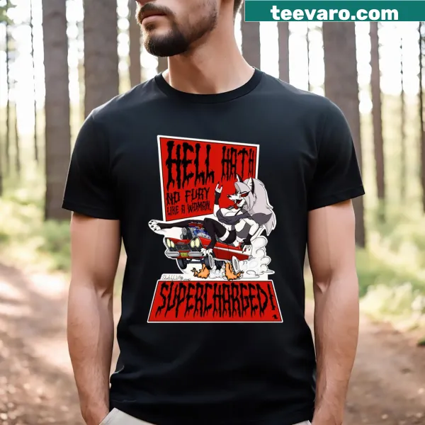 Cartoon-style t-shirt featuring Loona