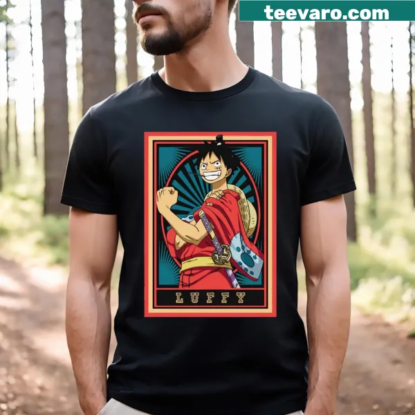 One Piece Anime T-shirt featuring a fun graphic design