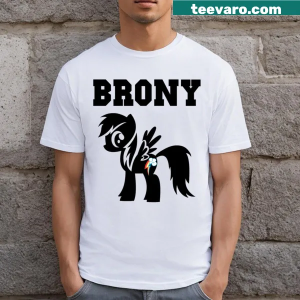 Brony logo graphic t-shirt for fans of My Little Pony