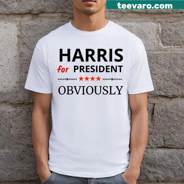 Text-based graphic stating support for Kamala Harris 2024.