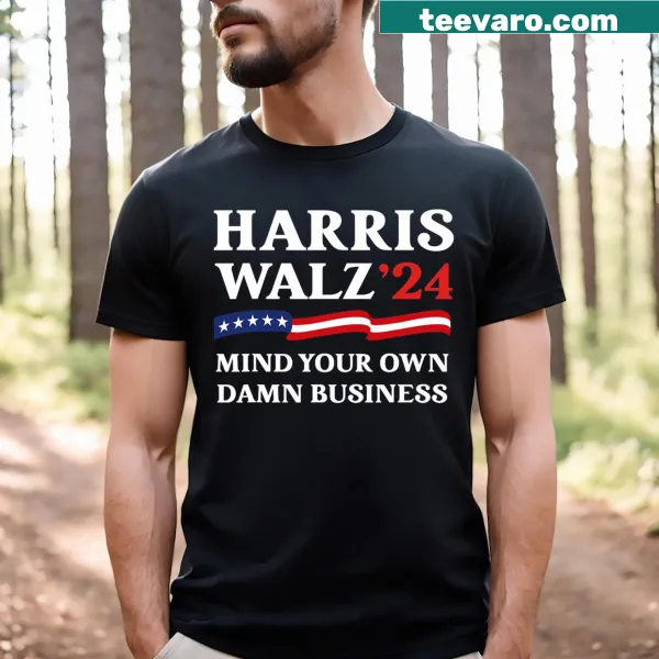 Funny T-shirt with a phrase about the 2024 election