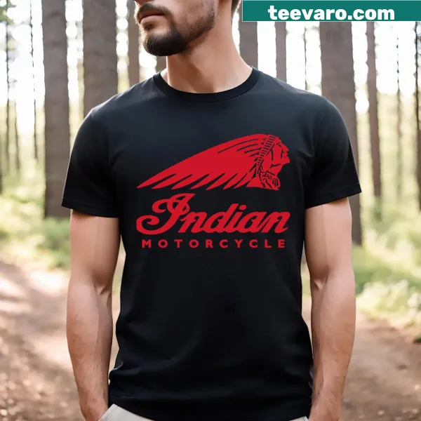 T-shirt featuring the Indians Motorcycles logo