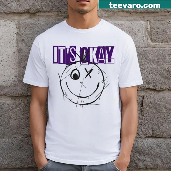 Cartoon graphic t-shirt with a unique, positive message