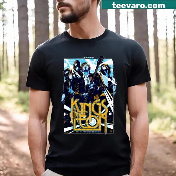 Vintage music band tour logo on a casual essential t-shirt.