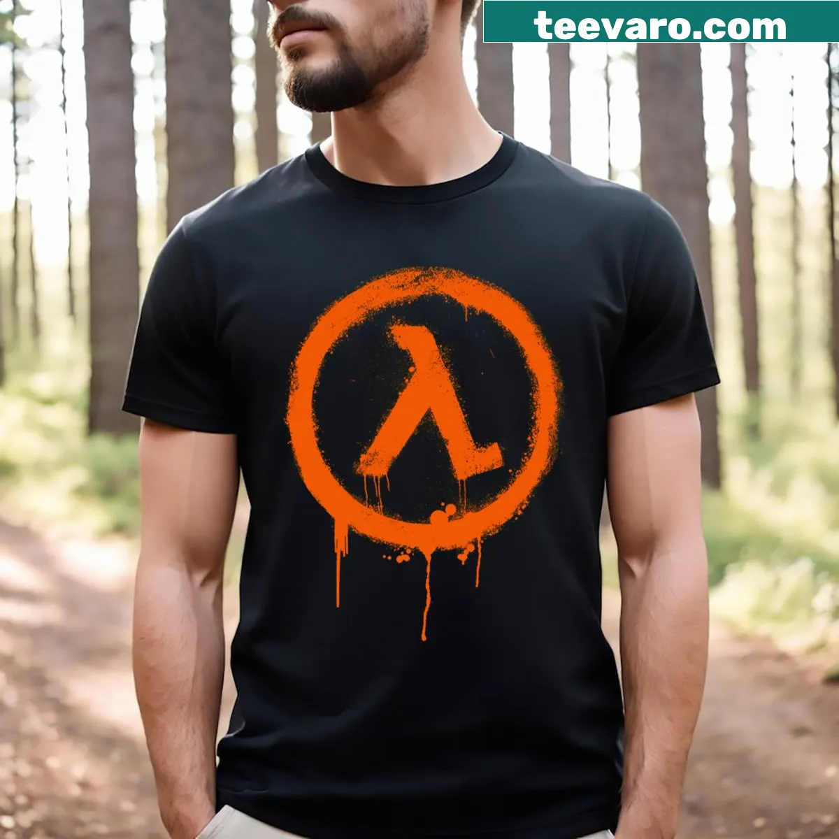 Inspirational active T-shirt with Rise and Shine text — on a men's t-shirt