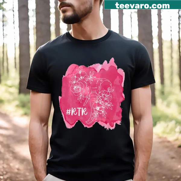 RTR design on a casual sports t-shirt