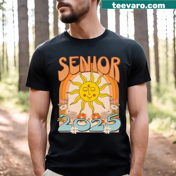 Class of 2025 senior graduation funny T-shirt