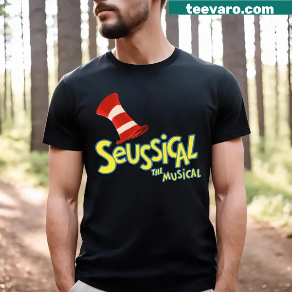 Seussical Musical logo T-shirt with graphic text design