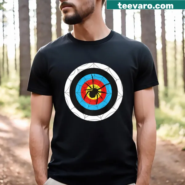 Spooky Halloween t-shirt featuring an archer in a haunting design.