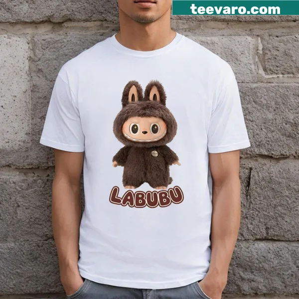 Cartoon Labubu graphic on a fun kids t-shirt