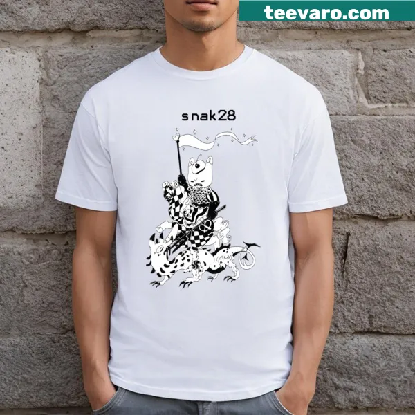 Fantasy-themed t-shirt featuring a dragon and allsorts