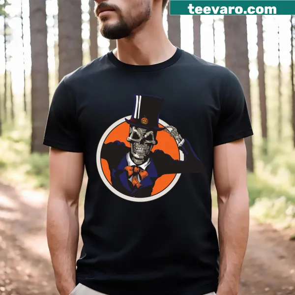 Fun Halloween-themed Jack illustration on T-shirt