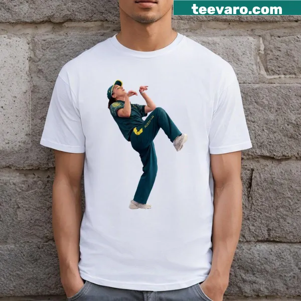 Raygun Breakdancer T-shirt featuring a graphic of a breakdancer