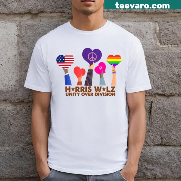 Unity Over Division t-shirt with bold empowering message