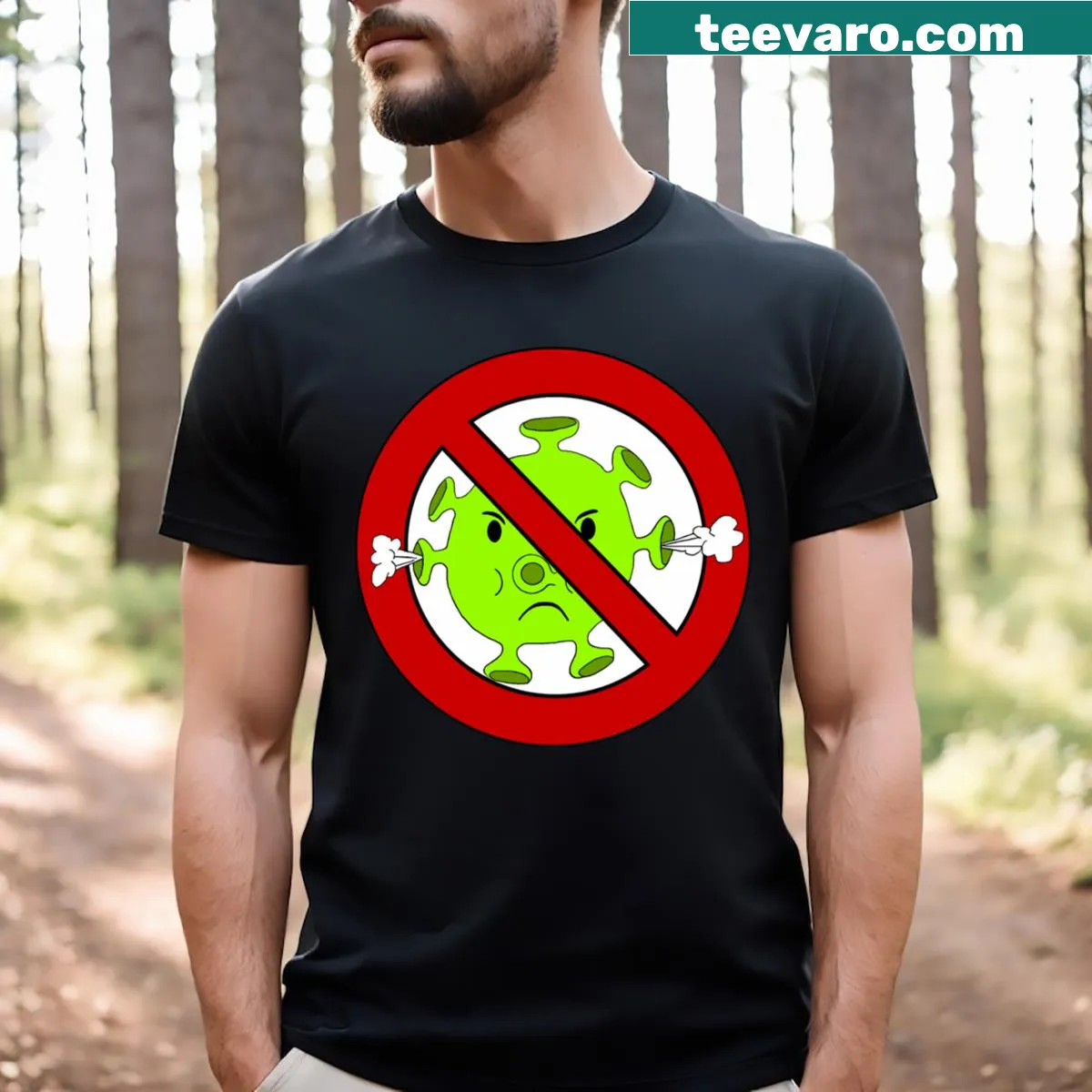 T-shirt featuring the iconic Corona logo — on a men's t-shirt