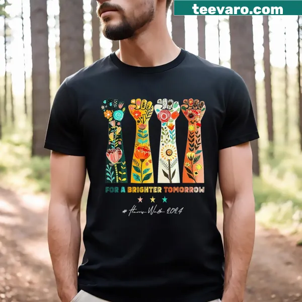 Inspirational 'Vote For A Brighter Tomorrow 2024' shirt