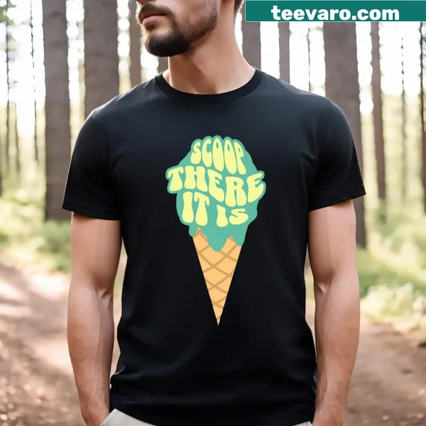 Funny ice cream cone pun t-shirt for lovers of ice cream