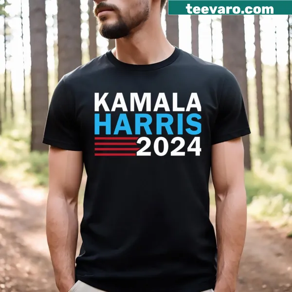 Kamala Harris 2024 T-shirt with bold typography