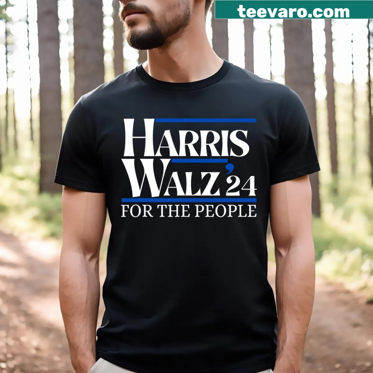 Text design T-shirt promoting pride and determination — on a men's t-shirt