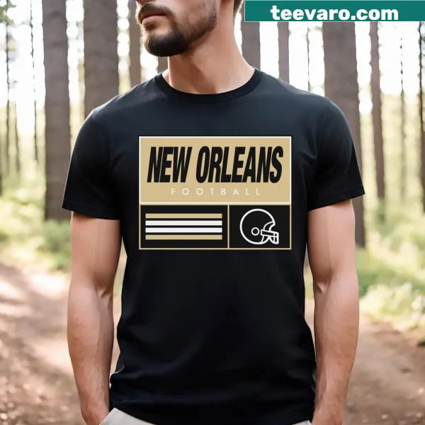 New Orleans Football T-shirt with bold typography