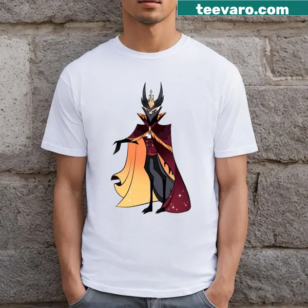 Illustrated T-shirt featuring Paimon from Helluva Boss