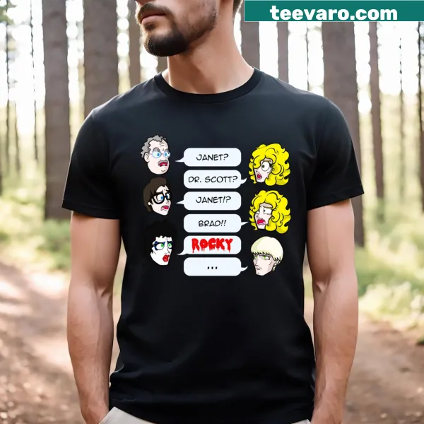 Vintage-style Rocky t-shirt featuring bold typography