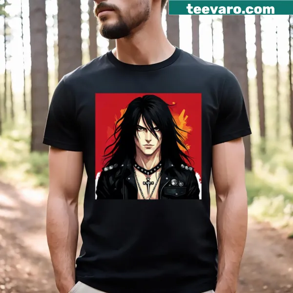 Graphic T-shirt celebrating heavy metal culture for men