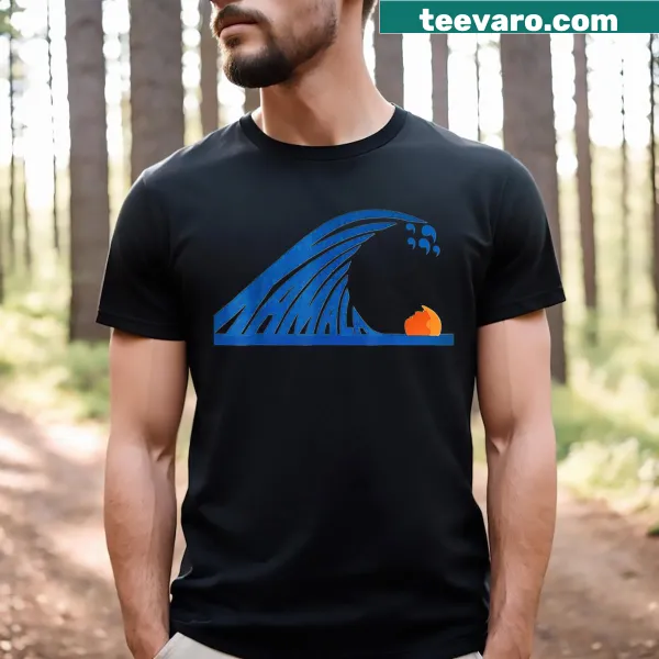 Cartoon cat design on a playful T-shirt