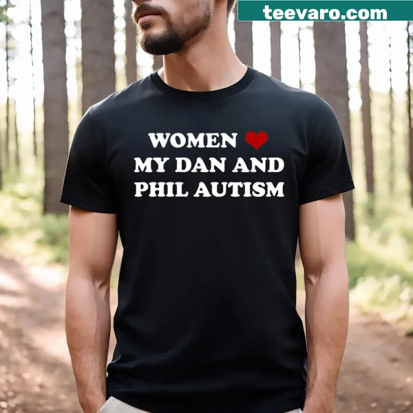 T-shirt with a message about Dan and Phil and autism awareness
