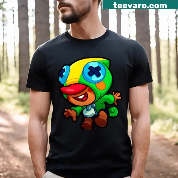 Kids' t-shirt featuring the Baby Lion character from Brawl Stars.