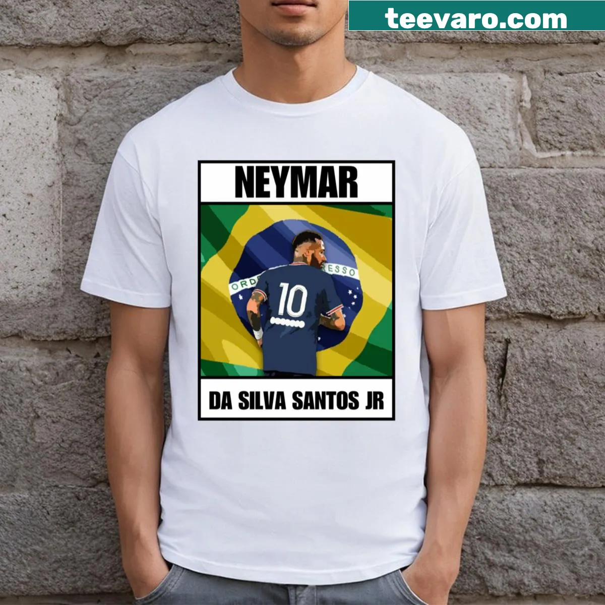 Playful El Ney t-shirt with humorous graphic — on a men's t-shirt