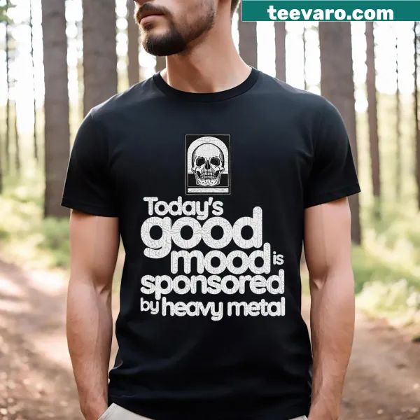 Retro heavy metal graphic on vintage-style T-shirt
