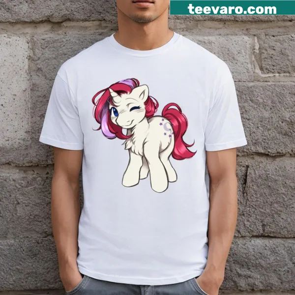 Whimsical T-shirt featuring Moondancer from the MLP universe