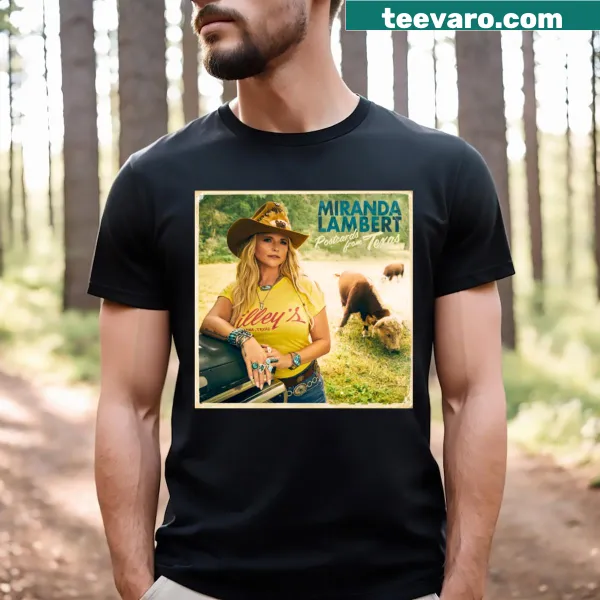 T-shirt with 'Postcards From Texas' text design